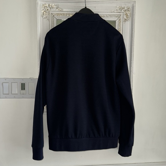 ZARA MAN sweater jacket medium navy blue NOT AVAILABLE - Picture 6 of 6